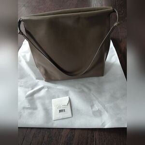 The Row Wander Brown Leather Bag Women